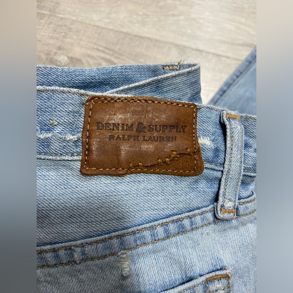 Ralph Lauren Denim and Supply, Distressed Boyfriend Jeans Size 28 - Picture 2 of 8